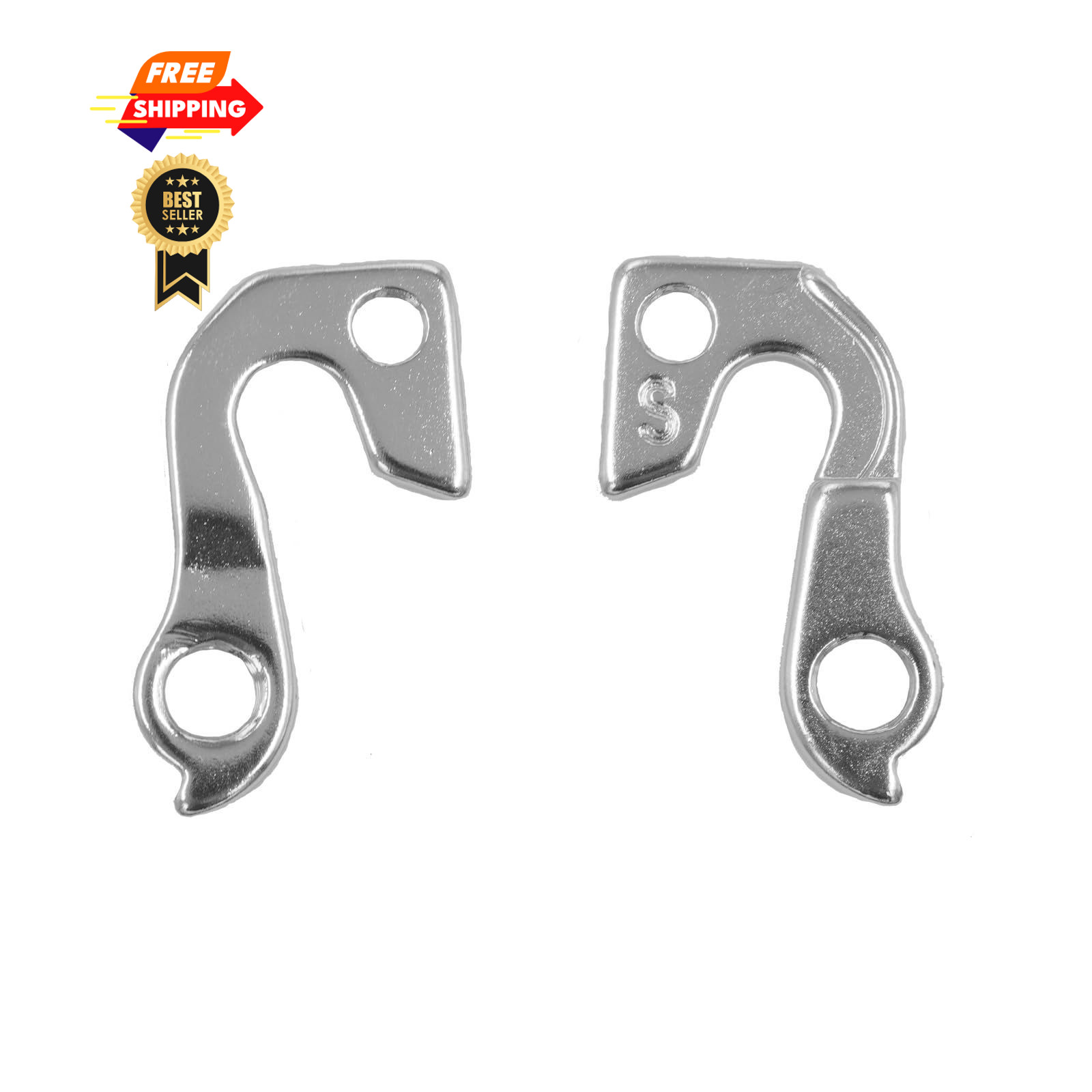 2-Pack Derailleur Hanger for GT, KHS, One Size, Silver