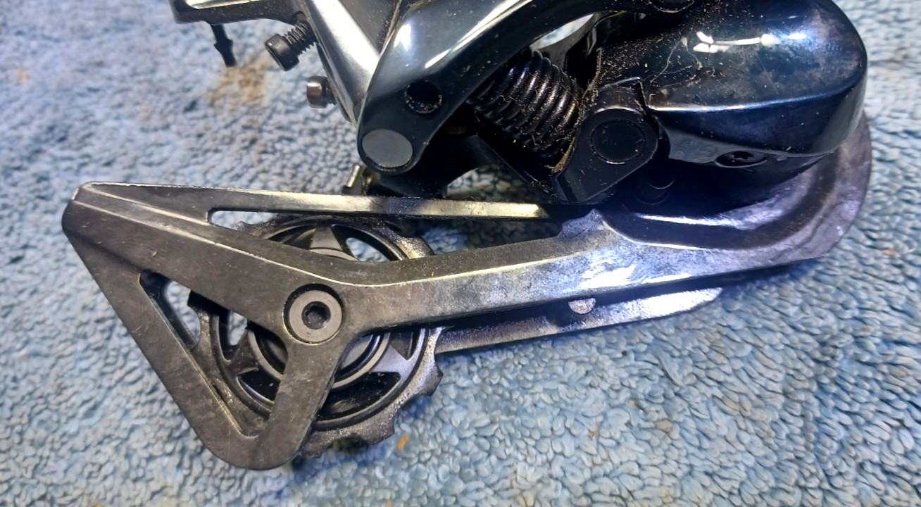VGC, used, Shimano Dura Ace RD-R9100, 11 Speed, Cable Shift Rear Derailleur