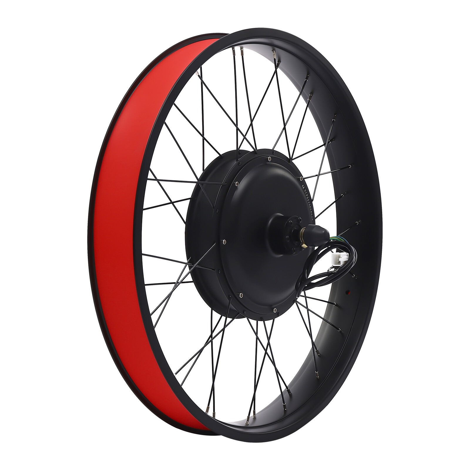 26″ Fat Tire Electric Bike Rear Wheel Motor Conversion Kit Hub Motor 48V 1000W