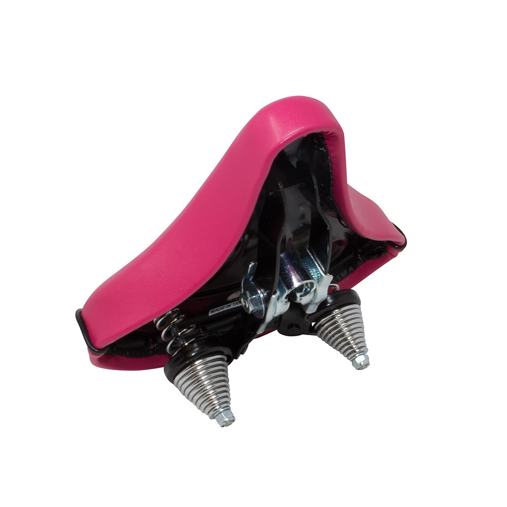 NEW! Vinyl Beach Cruiser Large Saddle Bicycle Seat 209 Bike Seat Dark Pink