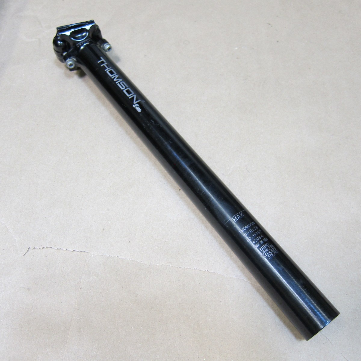 Thomson Elite 30.9 x 367mm Seatpost 0mm SB 7 x 7mm SP-E128 Road MTB Alloy
