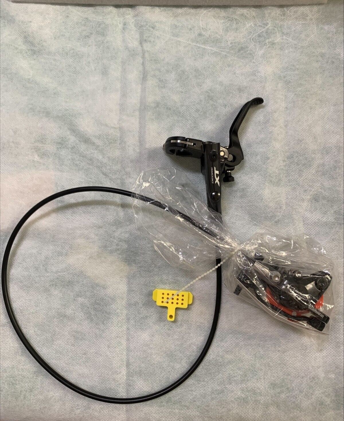 NEW Shimano XT 750mm BL-M8000L+BR-M8000F Metal Hydraulic Disc Brake Caliper