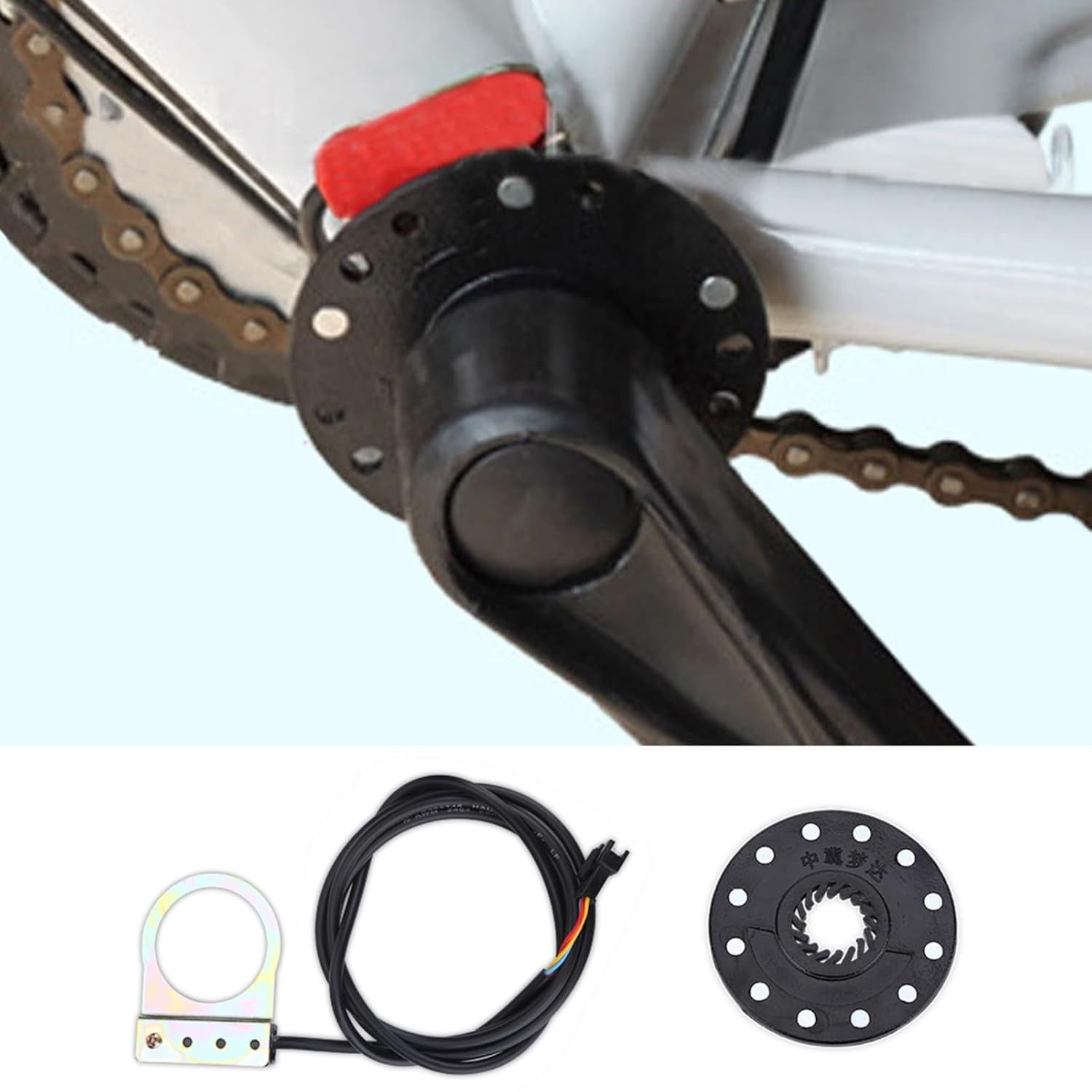 Pedal Assist Sensor, 12 Magnets E-Bike PAS System Assistant Sensor for Electric