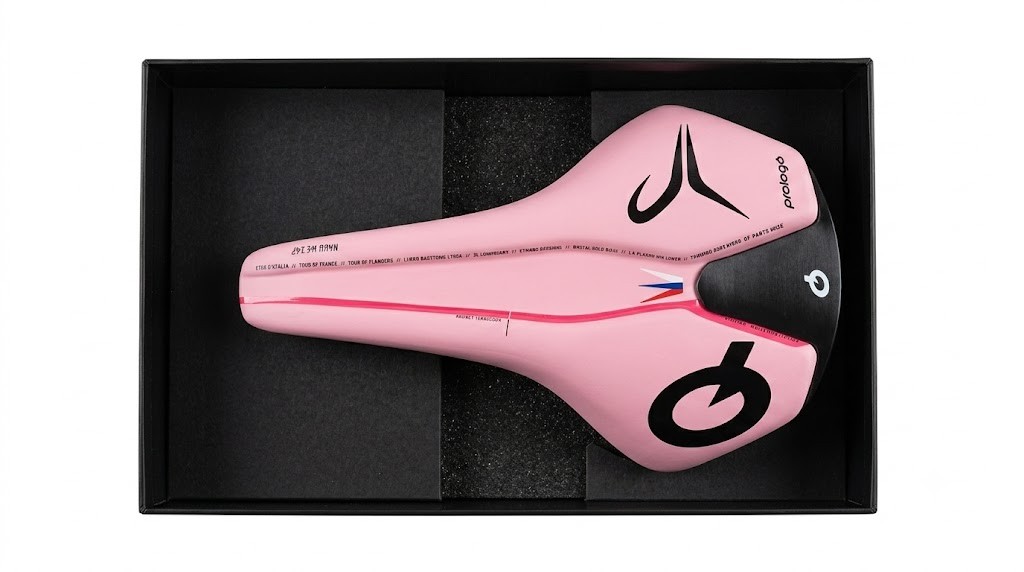 Prologo NAGO R4 NACK TADEJ POGACAR Giro 2024 Winner Saddle 245x147mm LTD