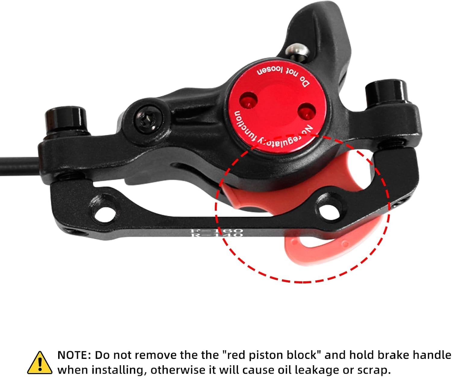 Z00M MTB Hydraulic Disc Brakes Set Mountain Bike Left Front 800mm Right Rear …
