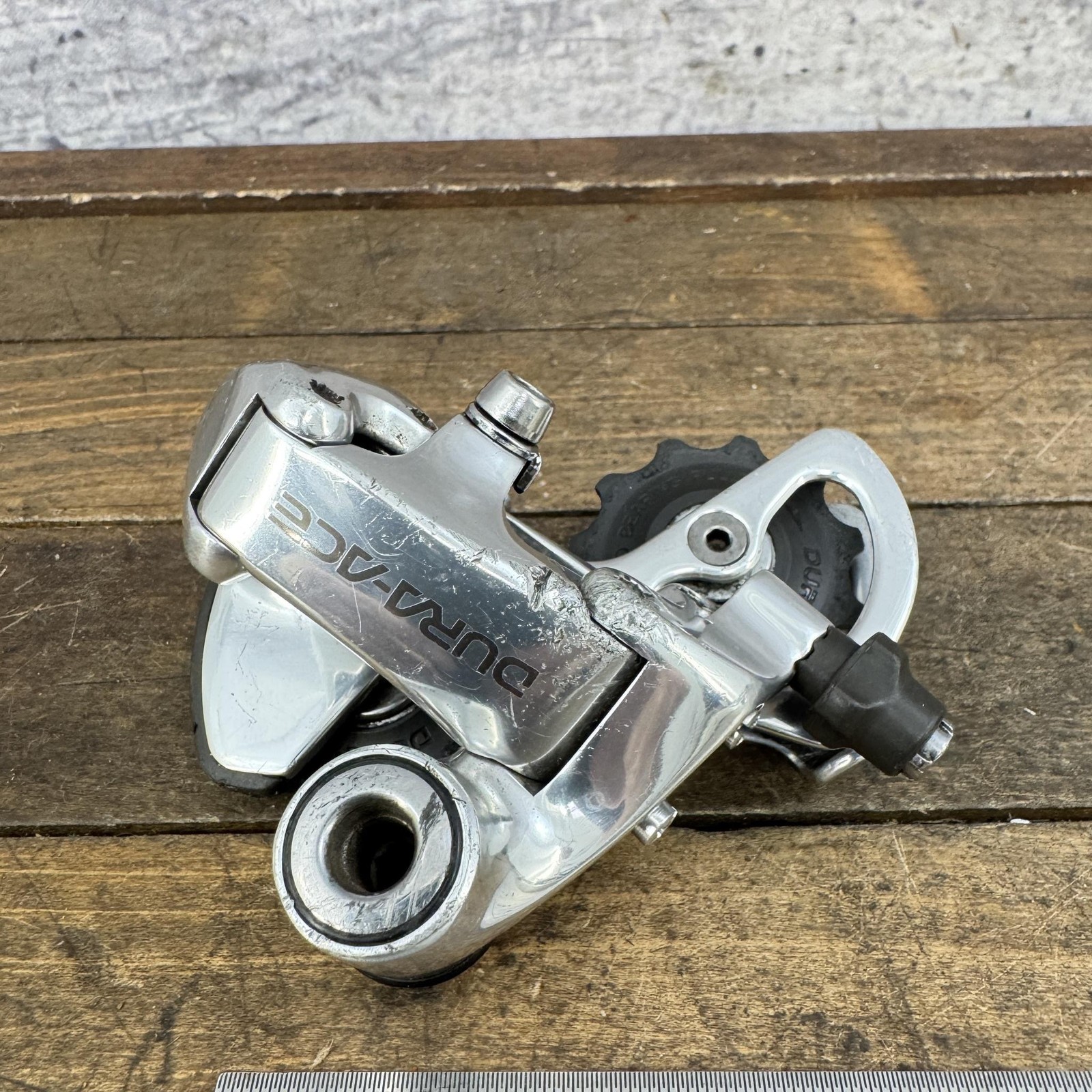 Vintage Shimano Dura-Ace RD-7700 Rear Derailleur 9 Speed Short Cage Silver 185g