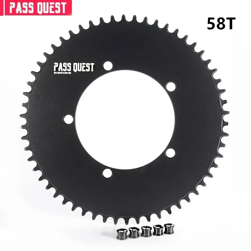 130 Bcd Round/Oval Chainring 42-60T 5 Arms Chain Ring for Bicycle Crankset