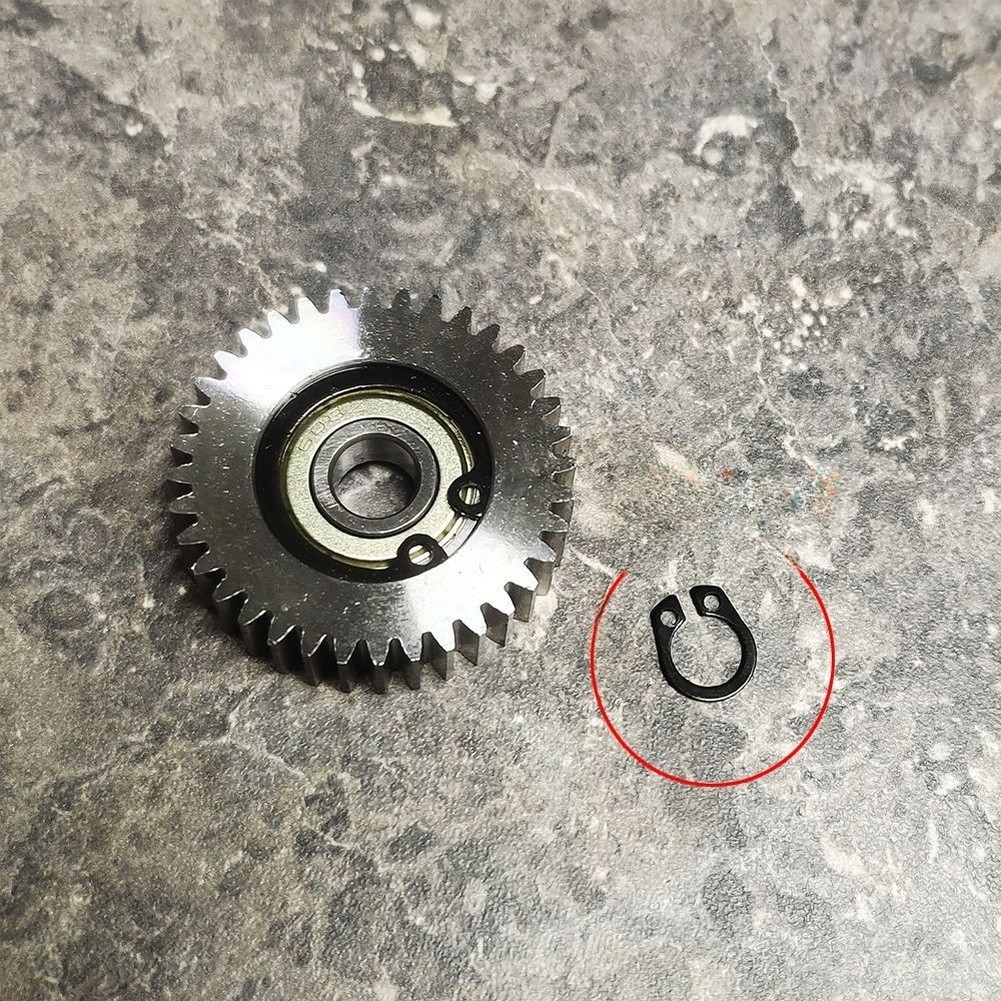 36 Tooth Steel Gear with 608 Bearing for E Bike Motor Replacement Parts