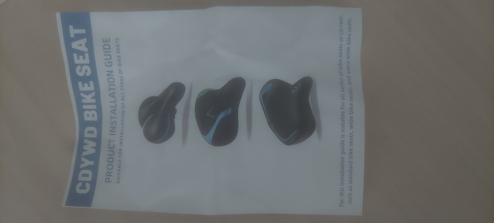 CDYWD BIKE SEAT NEW