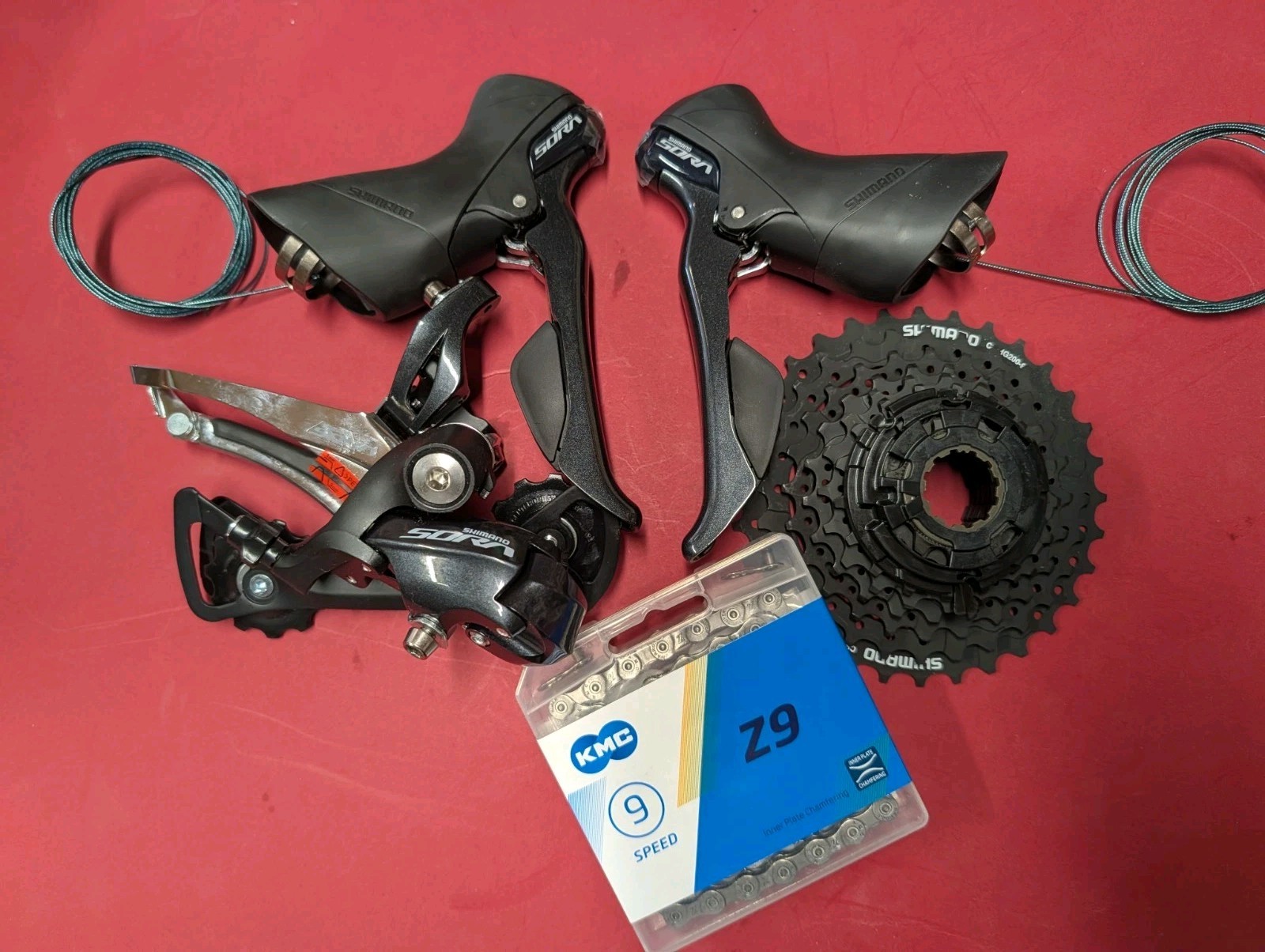 Shimano SORA R3000 Groupset Front Rear Derailleur Shifters Cassette Road Chain