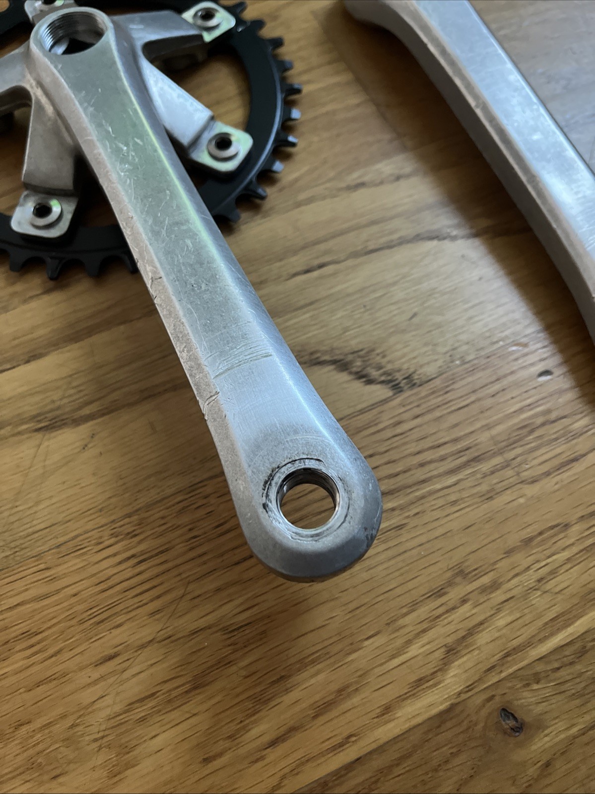 Vintage Shimano FC-B124 Crankset 175mm Square Taper 110 BCD Made in Japan
