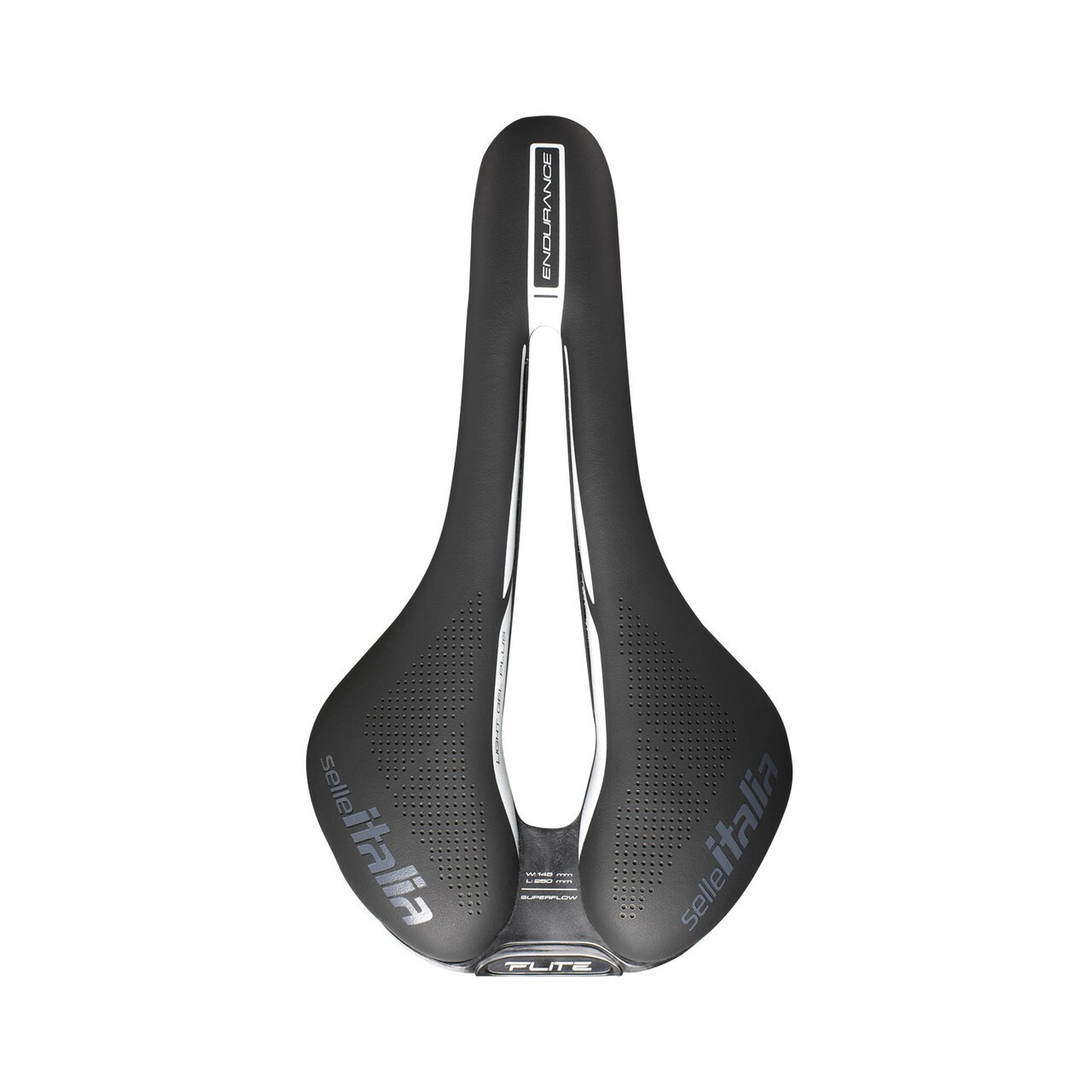 Selle Italia saddle FLITE BOOST ENDURANCE TI316 SUPERFLOW L3 145 x 250 mm size