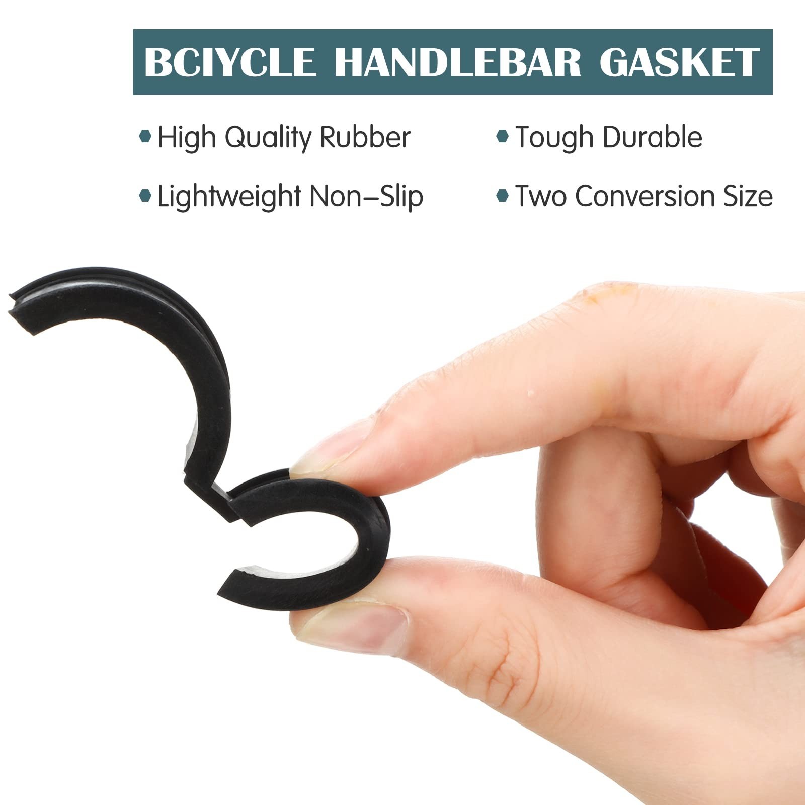 12 Pcs Bicycle Handlebar Shim Rubber Gasket 22.2/25.4 mm to 31.8 mm Bike Hand…