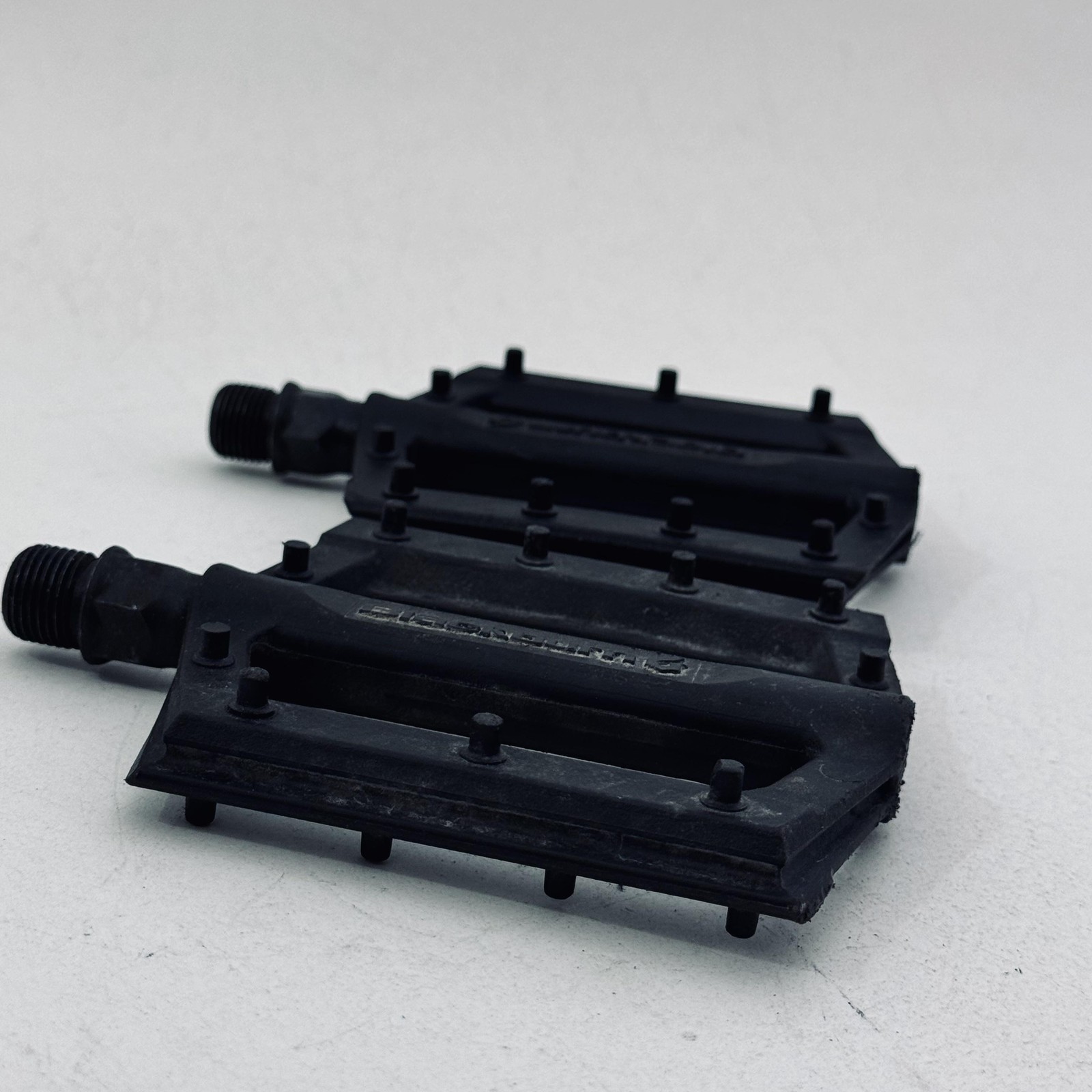 Blackburn Platform Bike Pedals Pair Black 9/16 In Flat MTB BMX Urban A94