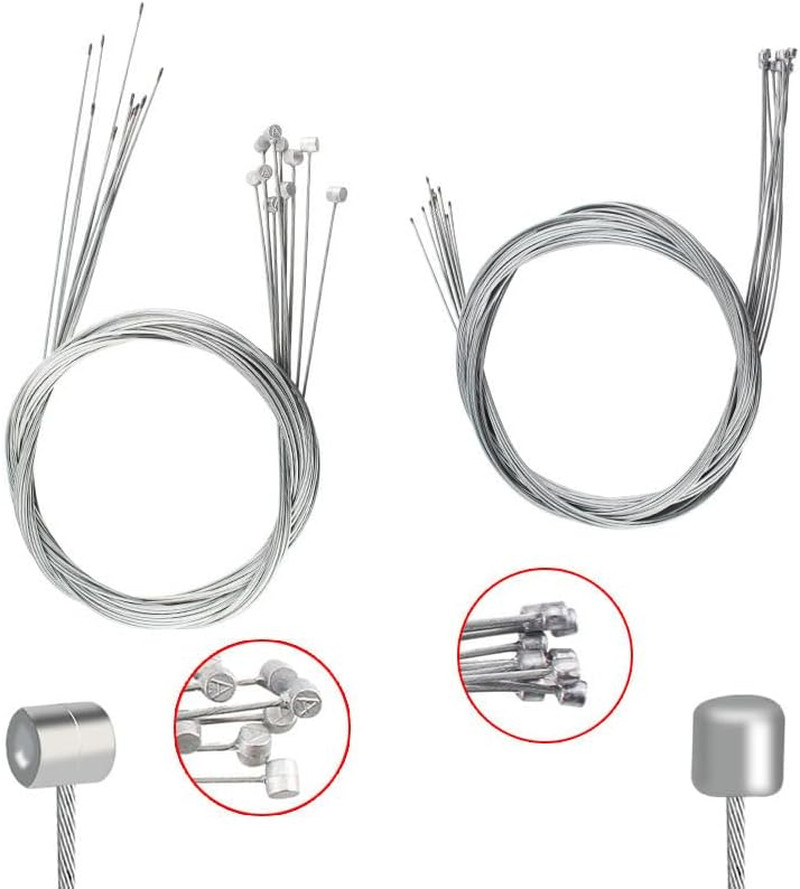 Universal 12 Pack Bike Brake and Shifter Cable Set for Shimano SRAM