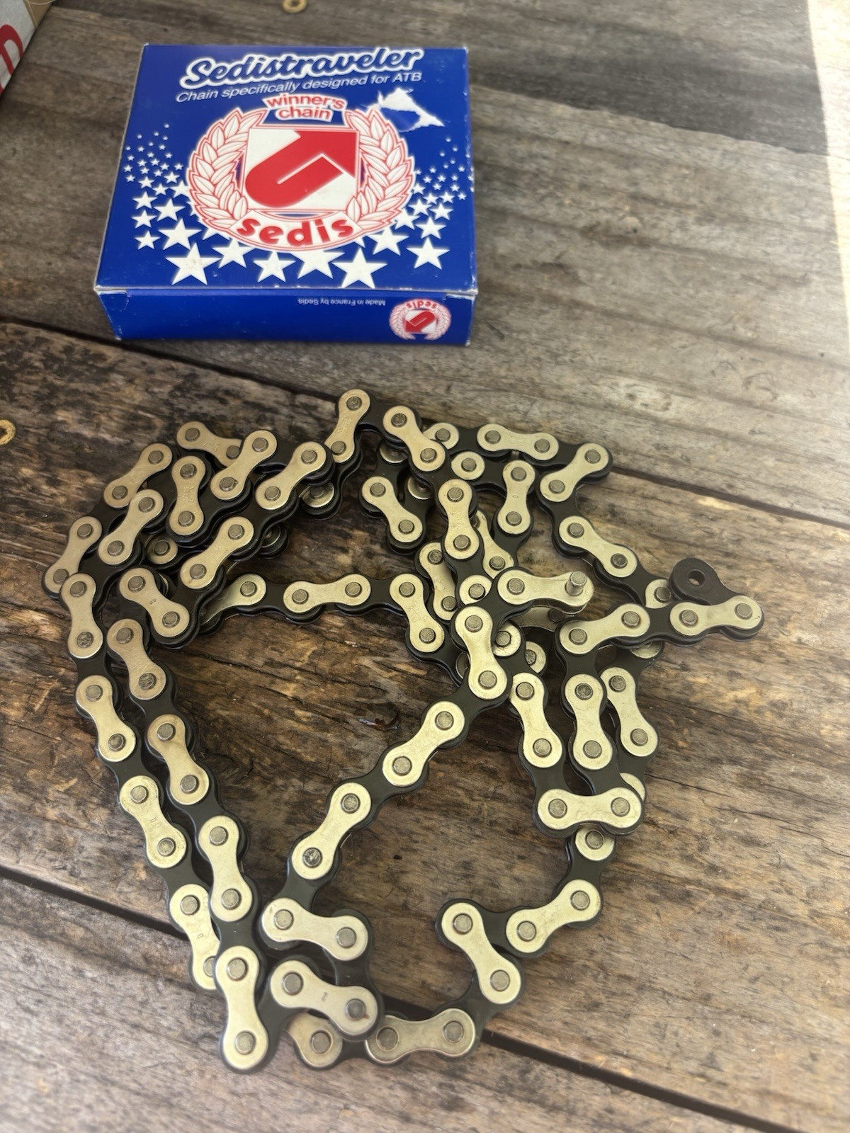 NOS Sedis SedisTraveler ATB MTB Chain -1/2 x 3/32 France 116L- Old School 80’s
