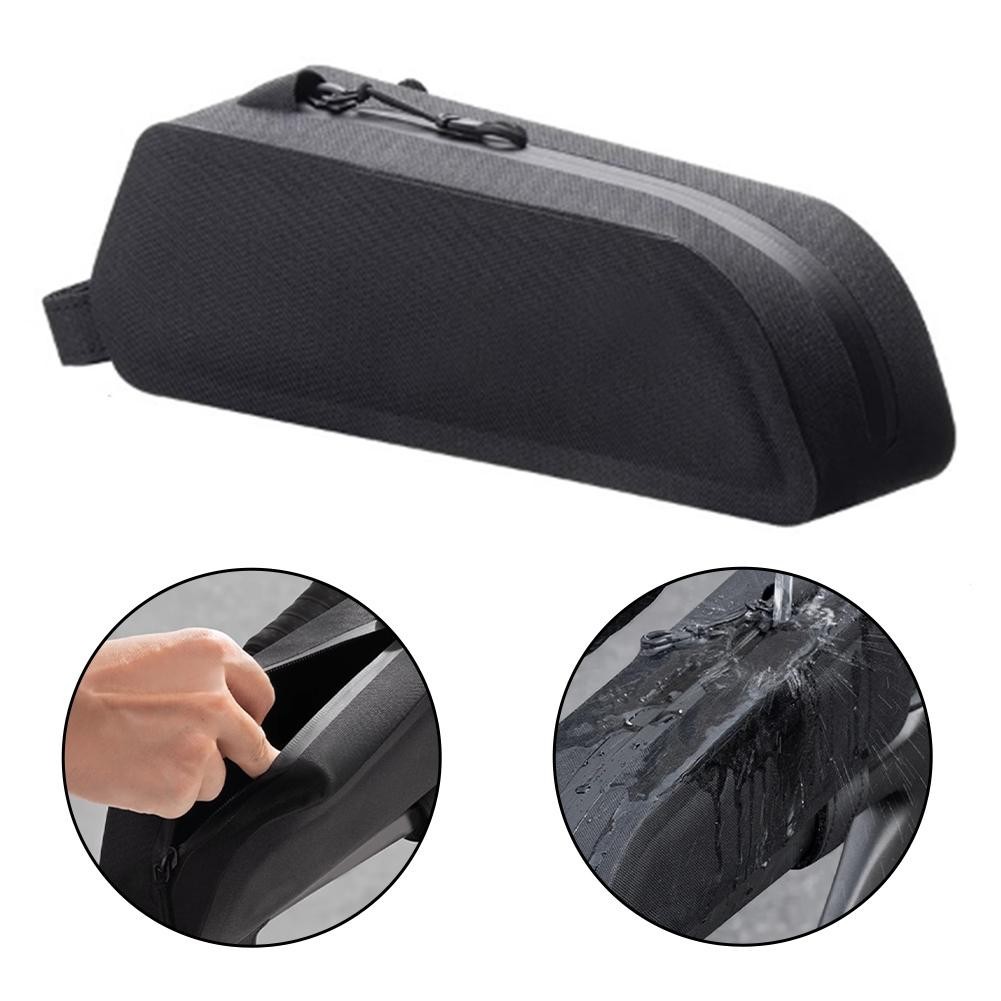 Bike Bag with Three Point Positioning for Secure Attachment and Riding