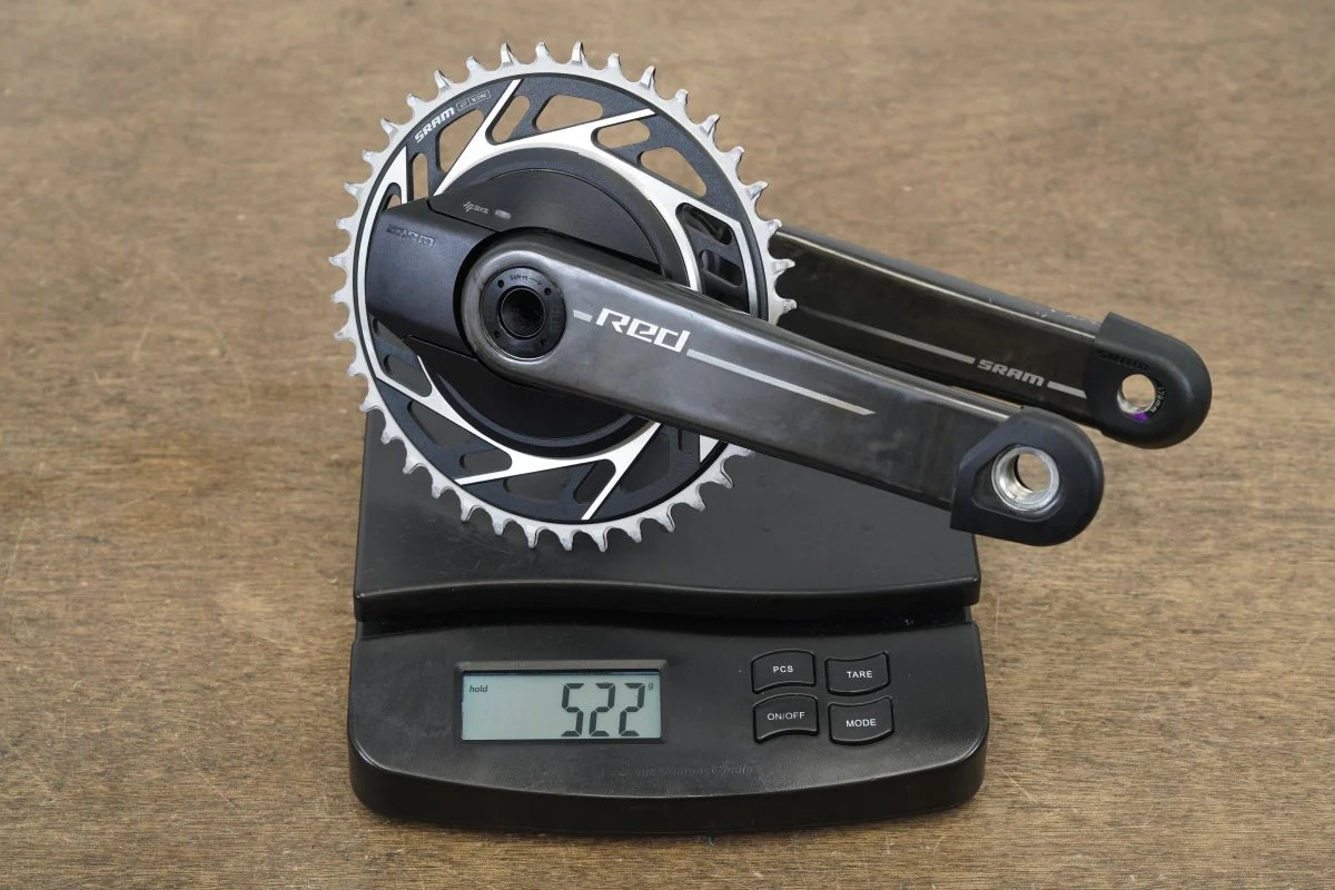 170mm 40T DUB SRAM Red AXS E1 Quarq 1x 12 Speed Power Meter Crankset 522g