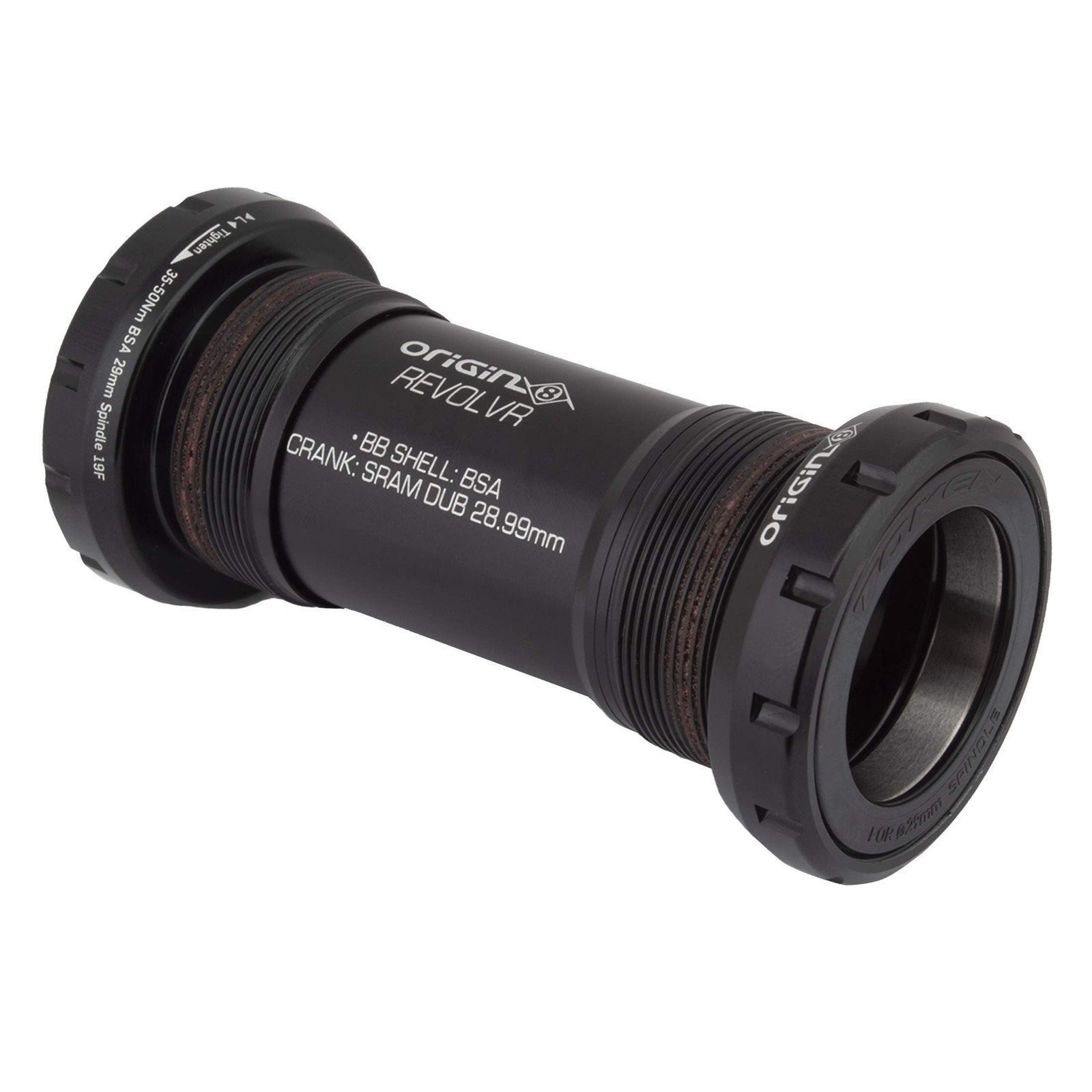 Origin8 Revolvr Dub Outboard Bottom Bracket, 68/73mm, ENG, Black