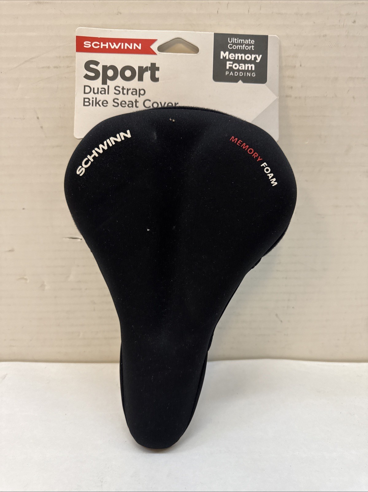 SCHWINN COMFORT BIKE SPORT SEAT COVER SPORT MEMORY FOAM PADDING – BLACK