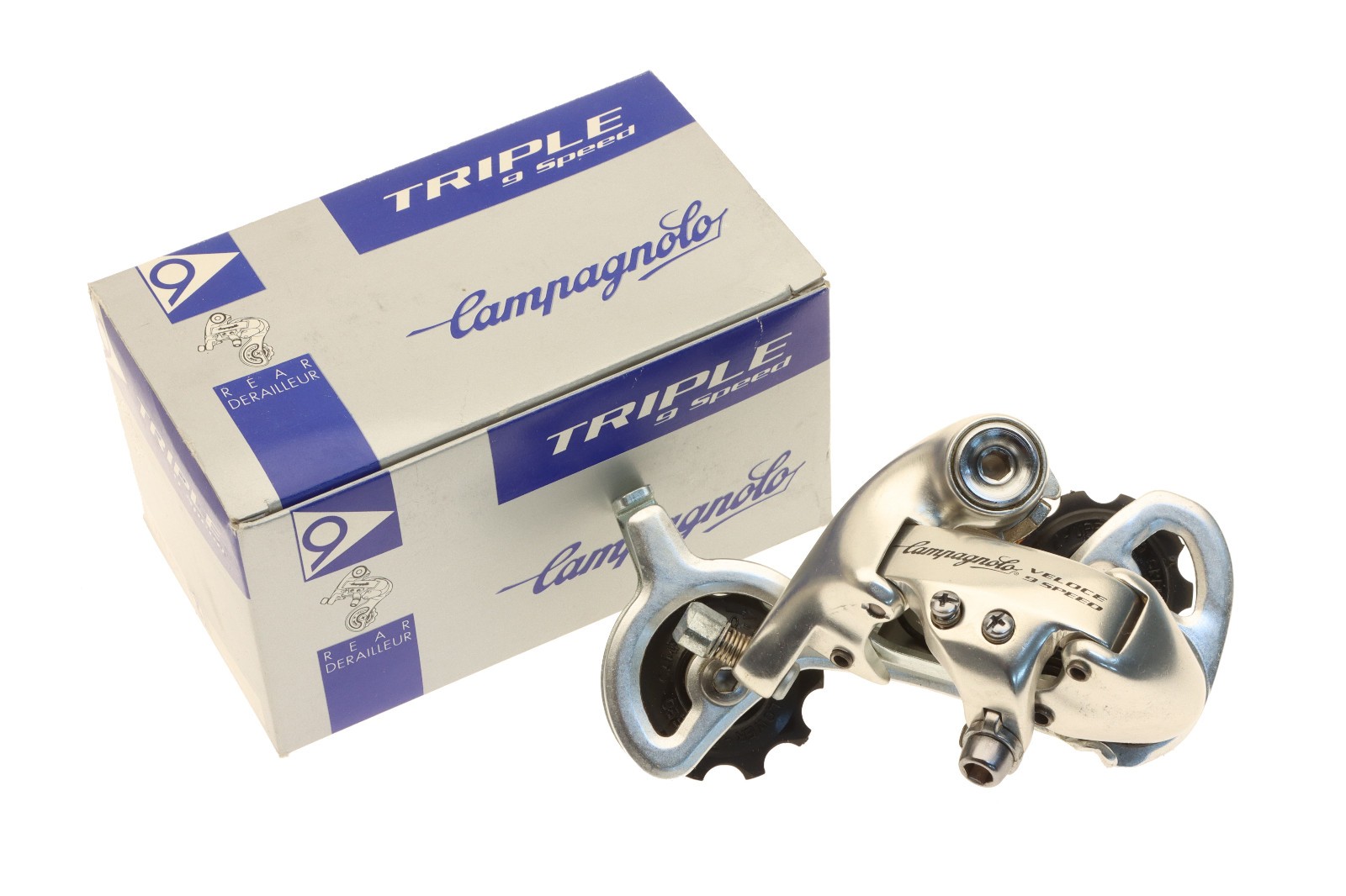 Campagnolo Veloce Triple ’98 RD-09VL3 Rear Derailleur Long Cage 9 Speed NOS NEW