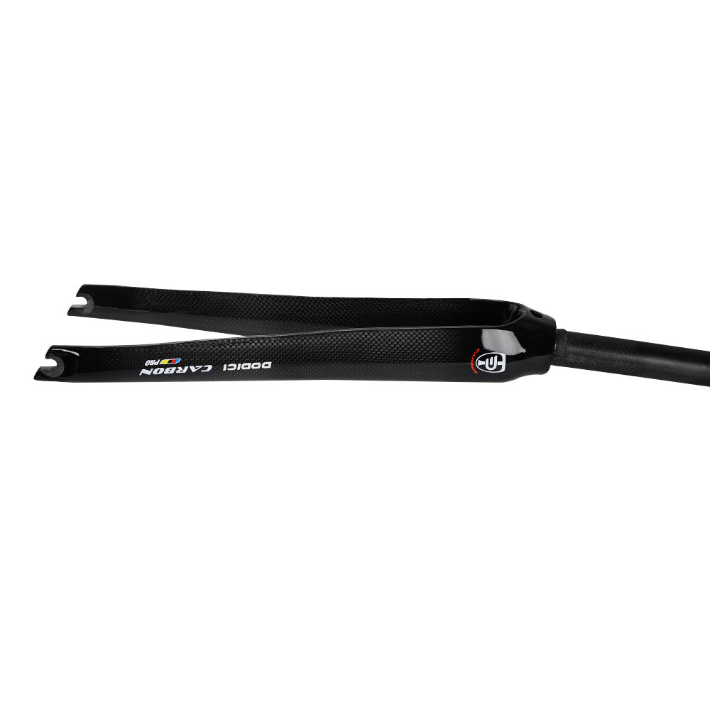 700C Carbon Fiber Fork 1-1/8 in Rigid Rim Brake Road Bike Frok Racing QR 100*9mm