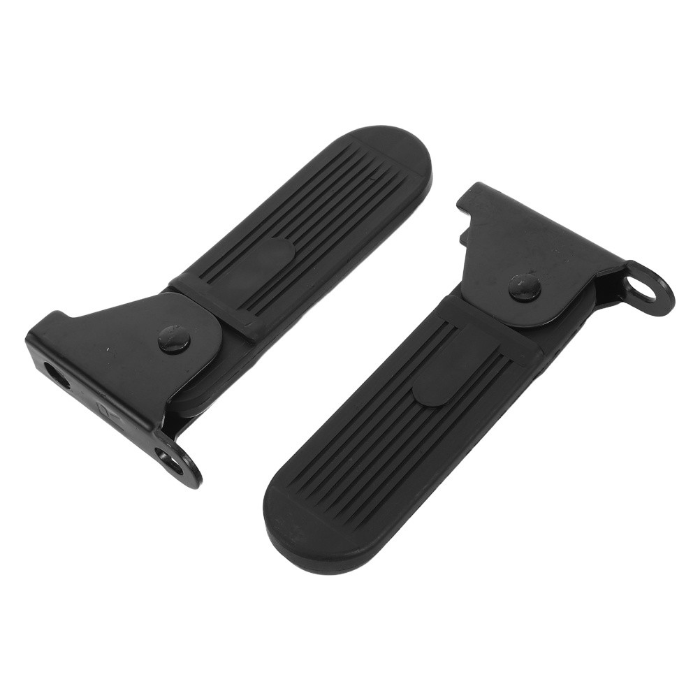 1 Pair Bicycle Foot Pegs: Foldable Rear Pedals – Anti-Slip Electric Bike
