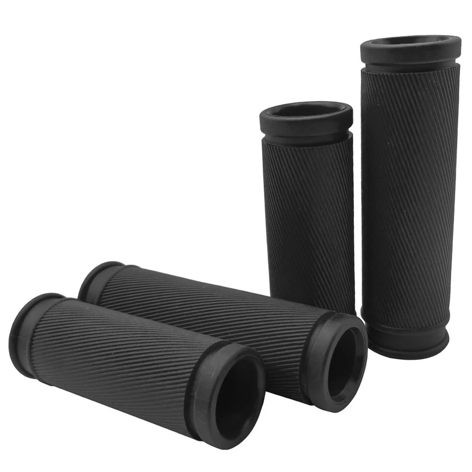 4Pcs Bike Handlebar Grips, 85mm 105mm TPR Rubber Short Grips Fit Twist Shift …
