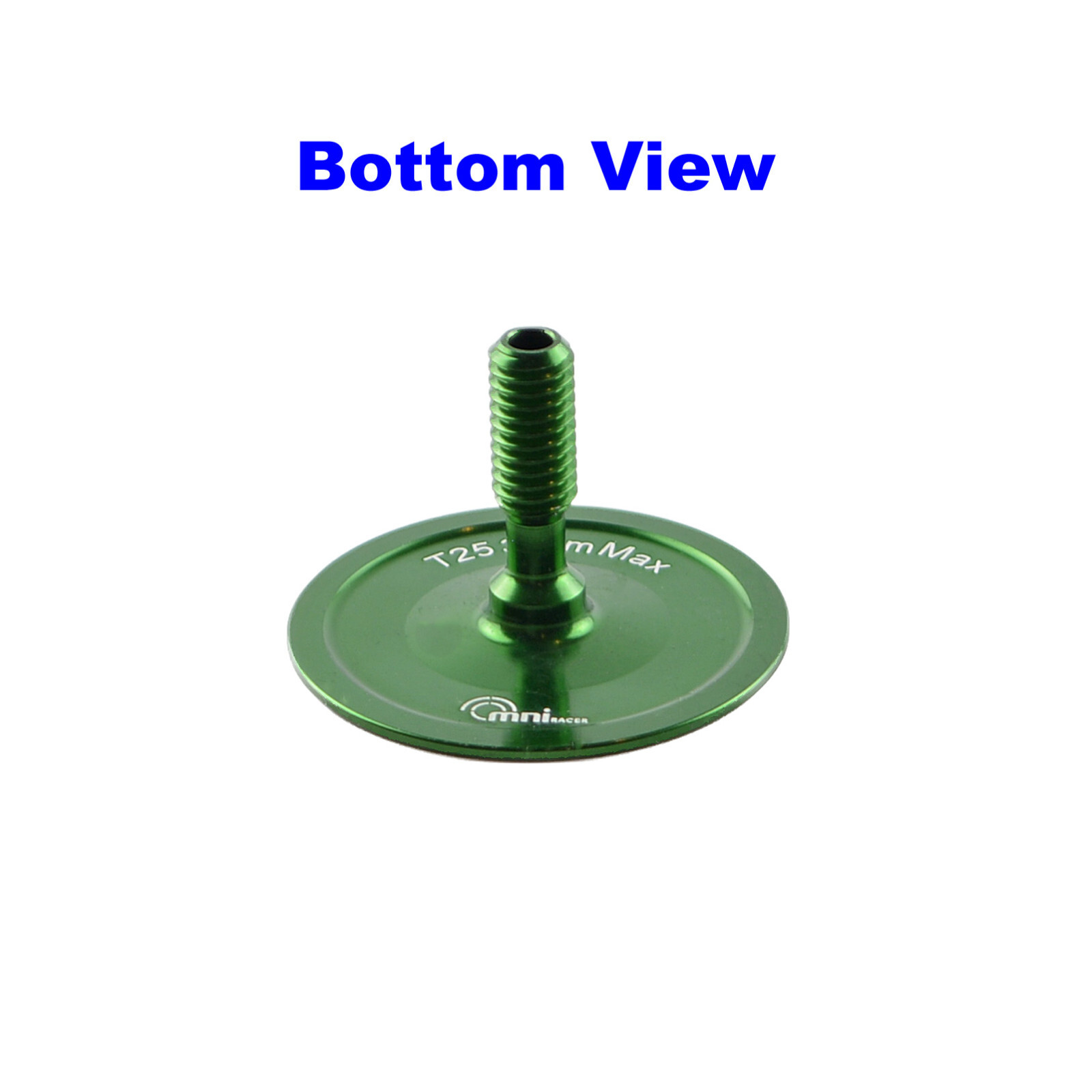 OMNI Racer WORLDS LIGHTEST Alloy Headset Top Cap & Bolt: JUST 3.4 grams!! GREEN