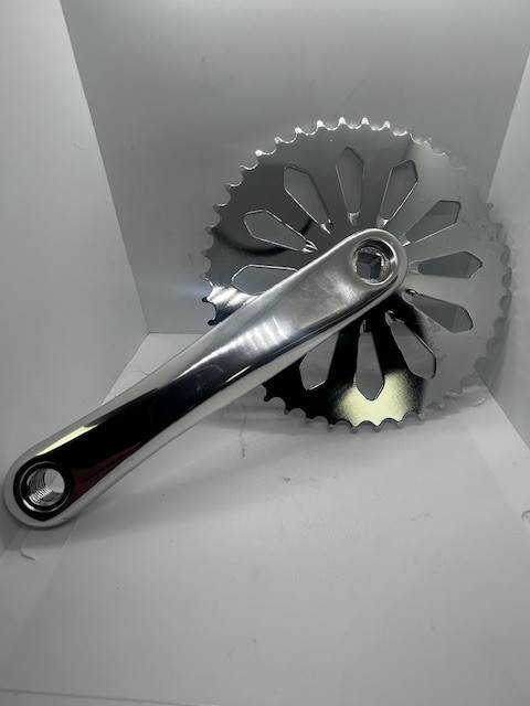Alloy Steel Single Speed Square Tape Crank RIGHT SIDE ONLY 175mm 42T Track BMX
