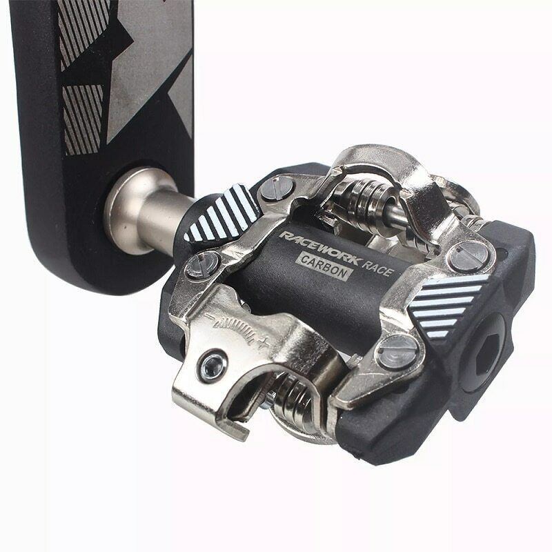 RACEWORK Mtb Mountain Bike Pedals Clipless Bicycle Spd Cleats Self-locking Pedal