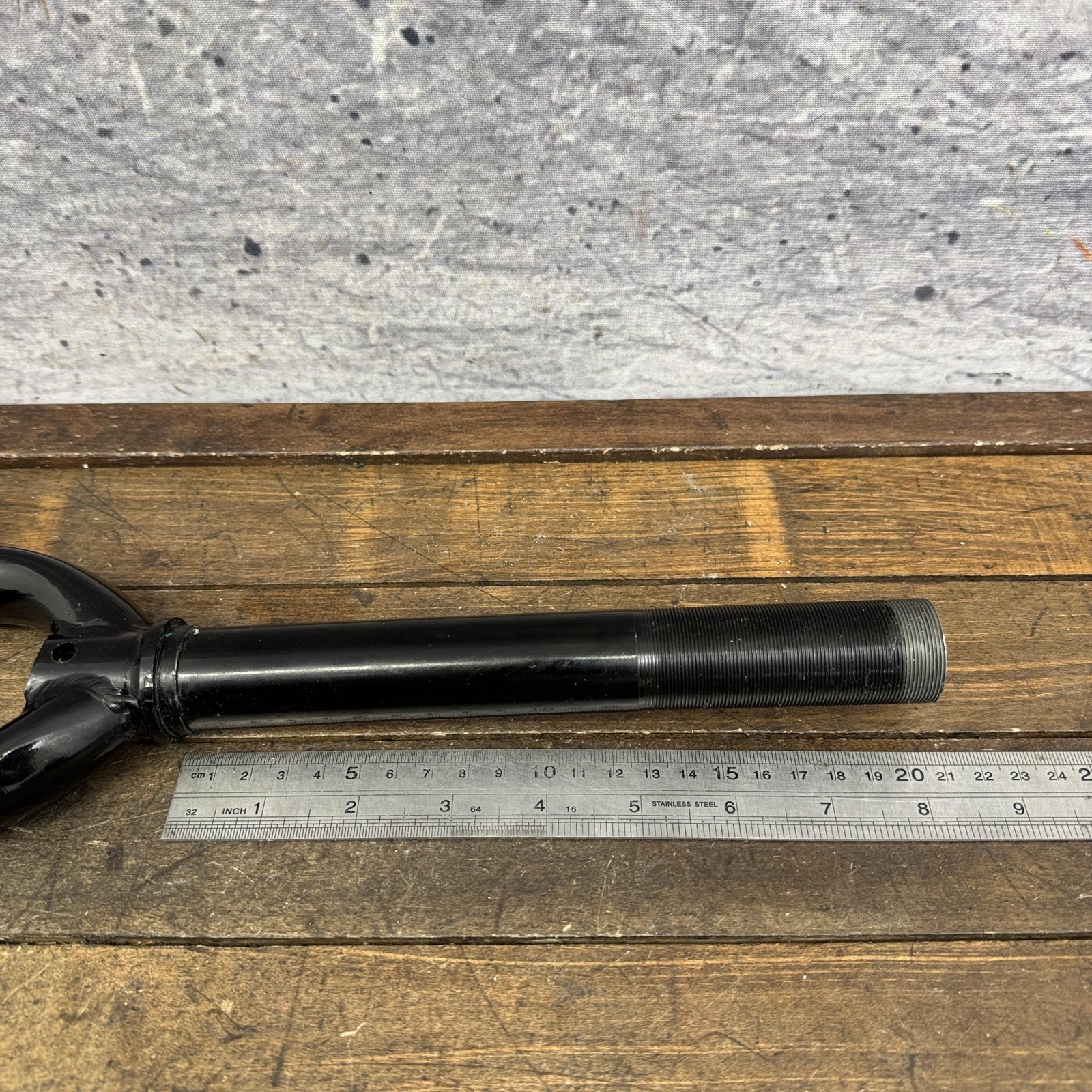 Vintage 700c Fork 1 1/8 In Threaded Steel Cantilever V-Brake Hybrid Gravel QR 8