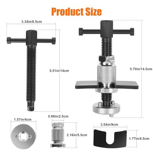 Brake Caliper Compression Tool, Brake Caliper Piston Rewind Tool, Caliper