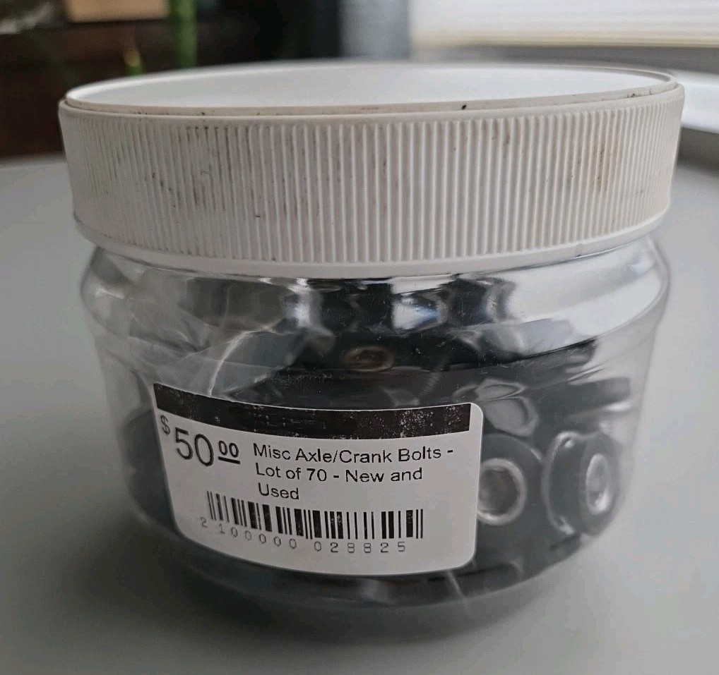 Misc Axle/Crank Bolts – Lot of 70 – New and Used