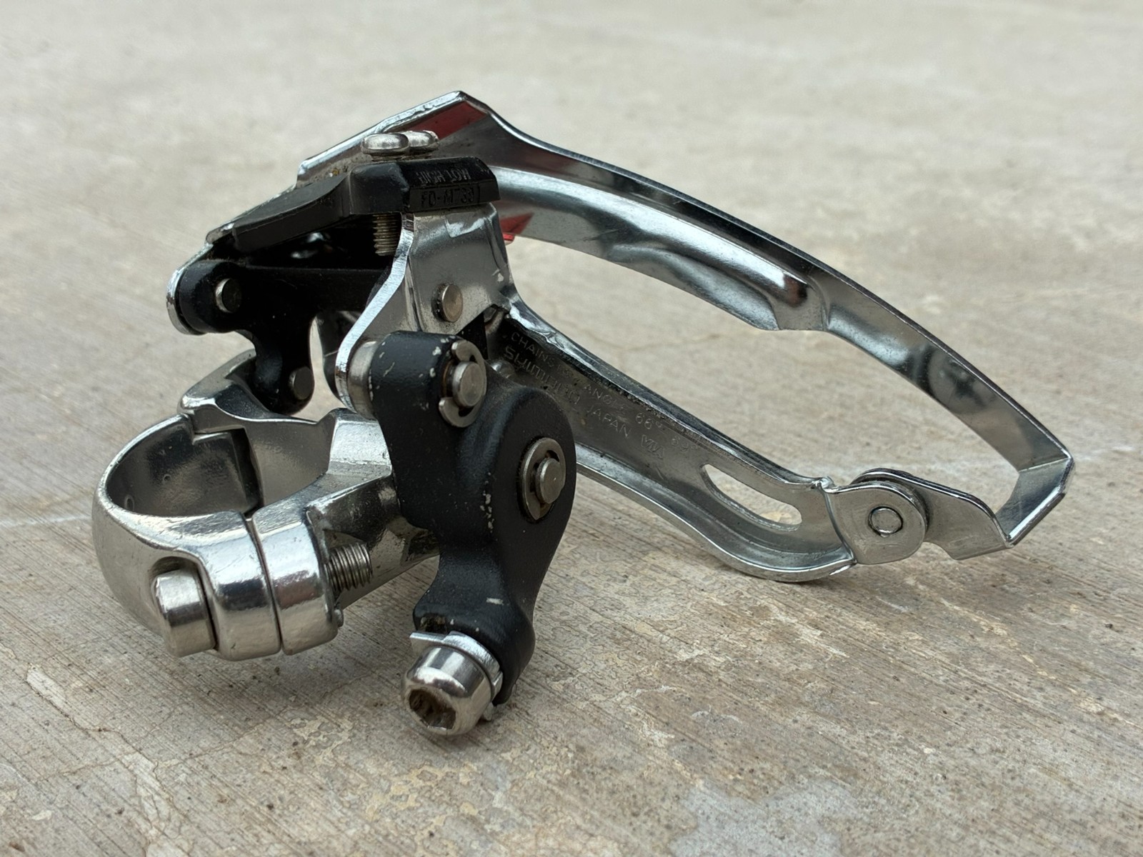 NOS Shimano Deore XT FD-M739 Triple Front Derailleur | 28.6 mm / Top pull