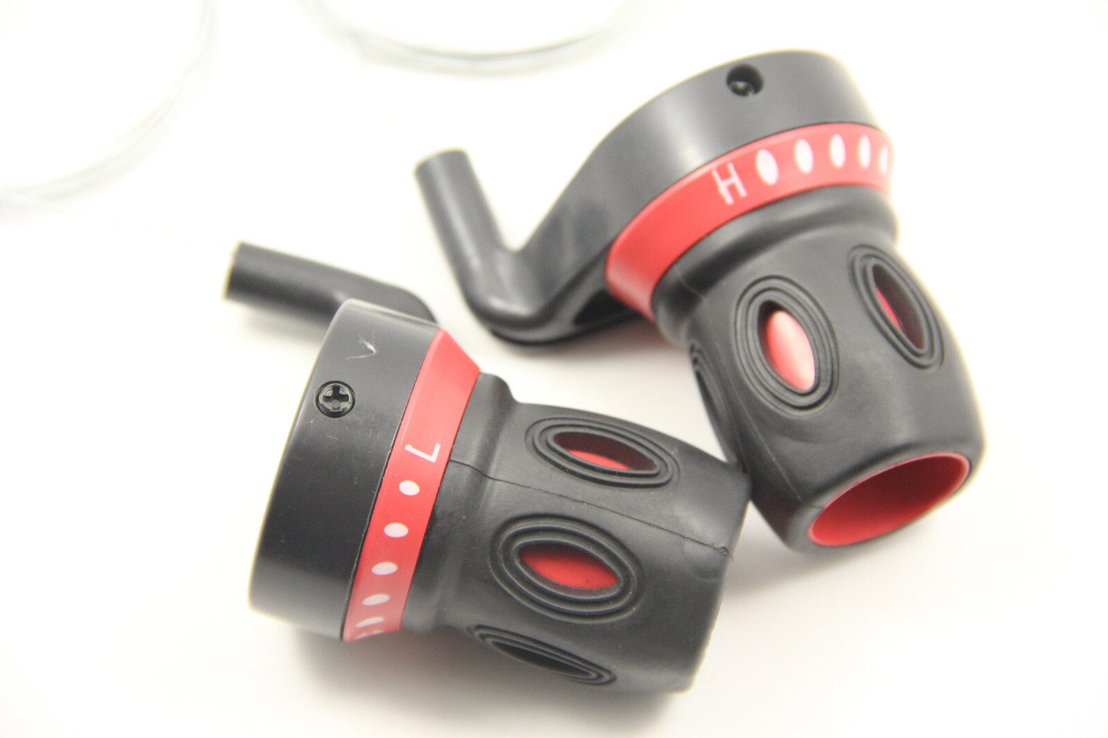 Bike Bicycle Shifters Fits 5 6 7 Speed Shifters Set Black Twist Grip Gear