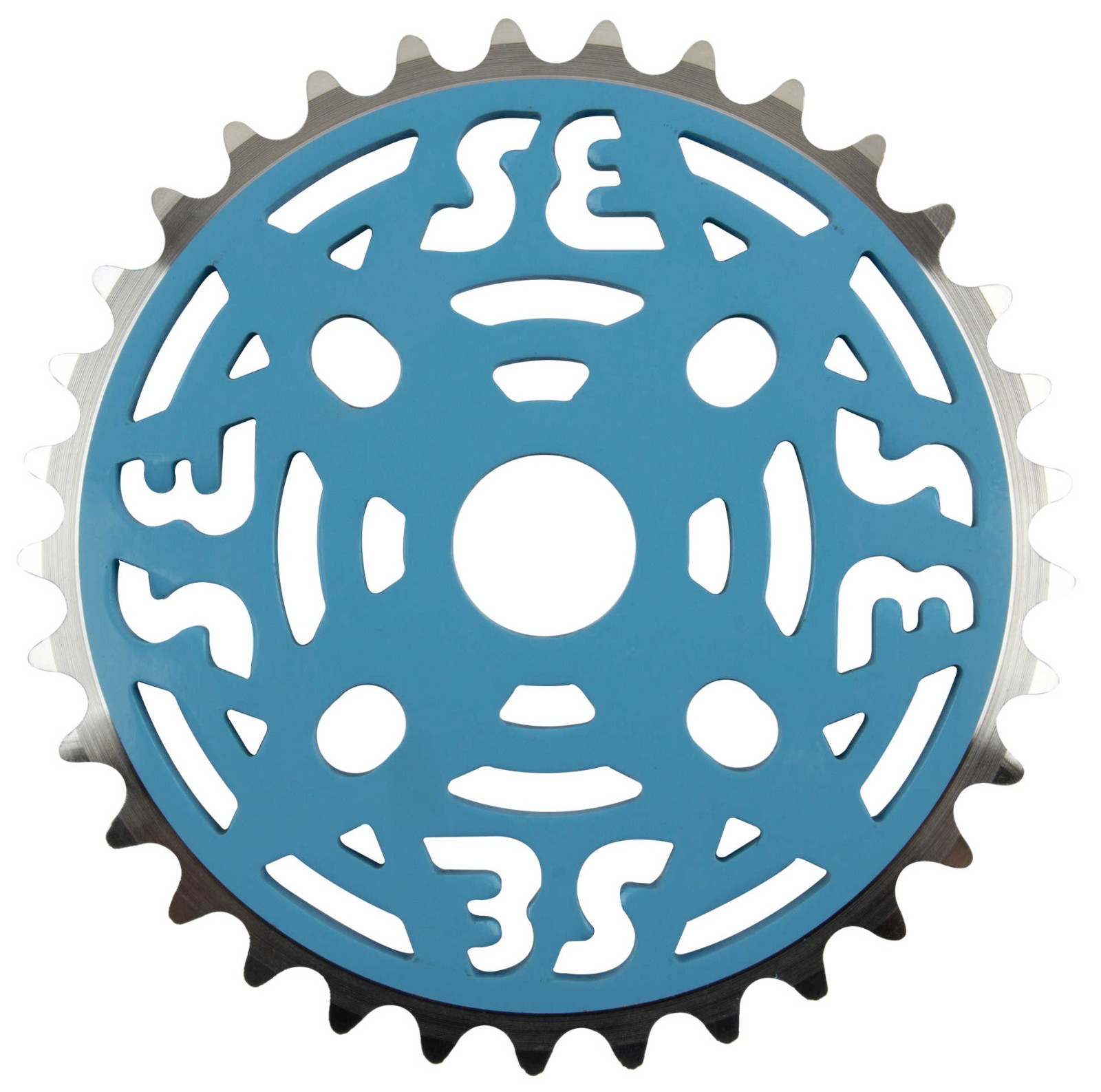 Chainring SE Bikes 1pc 33T 1/8 Alloy Baby Blue