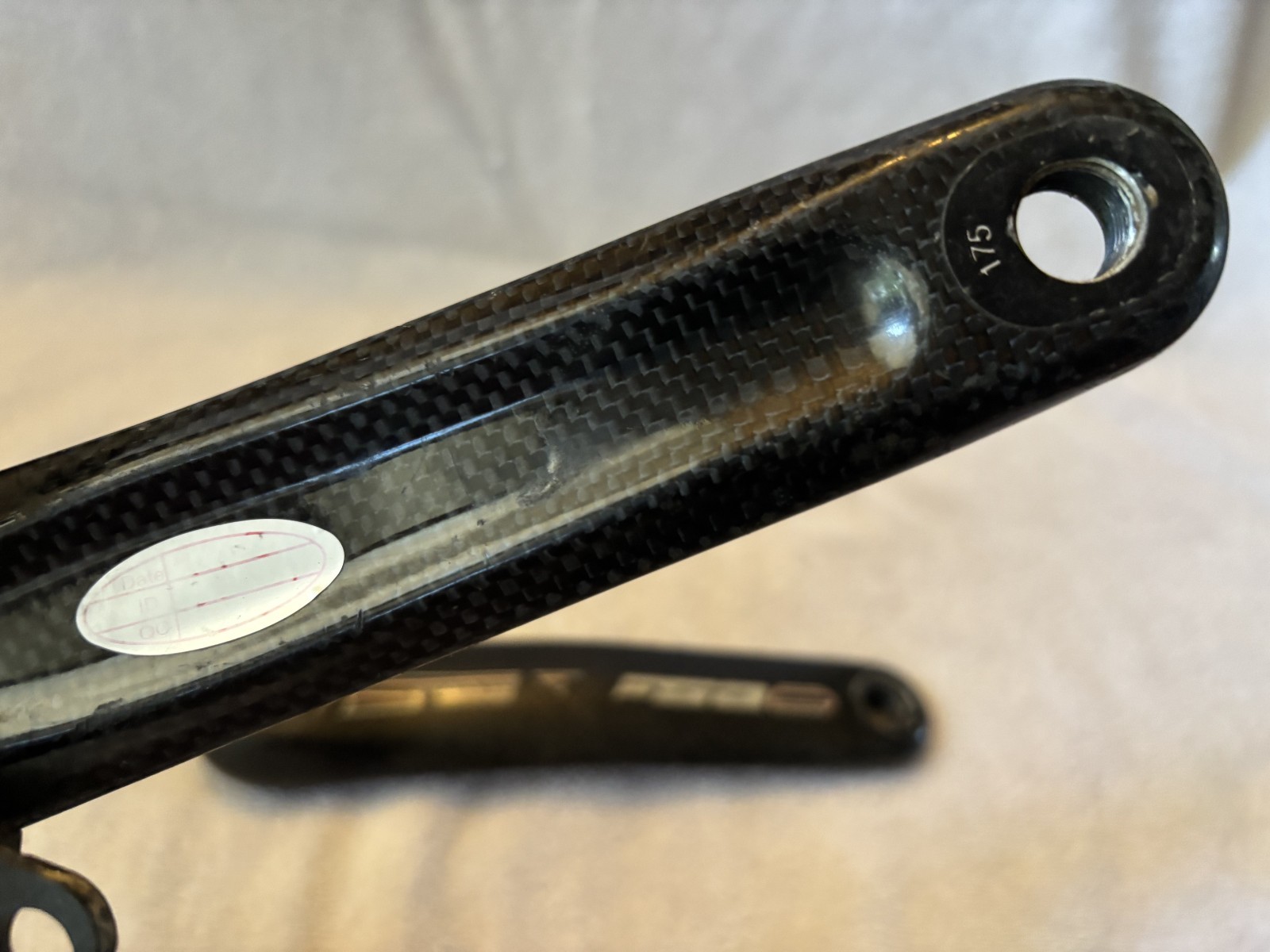 FSA Carbon Pro Team Issue Crankset 175mm with Carbon Spider –VG-EX