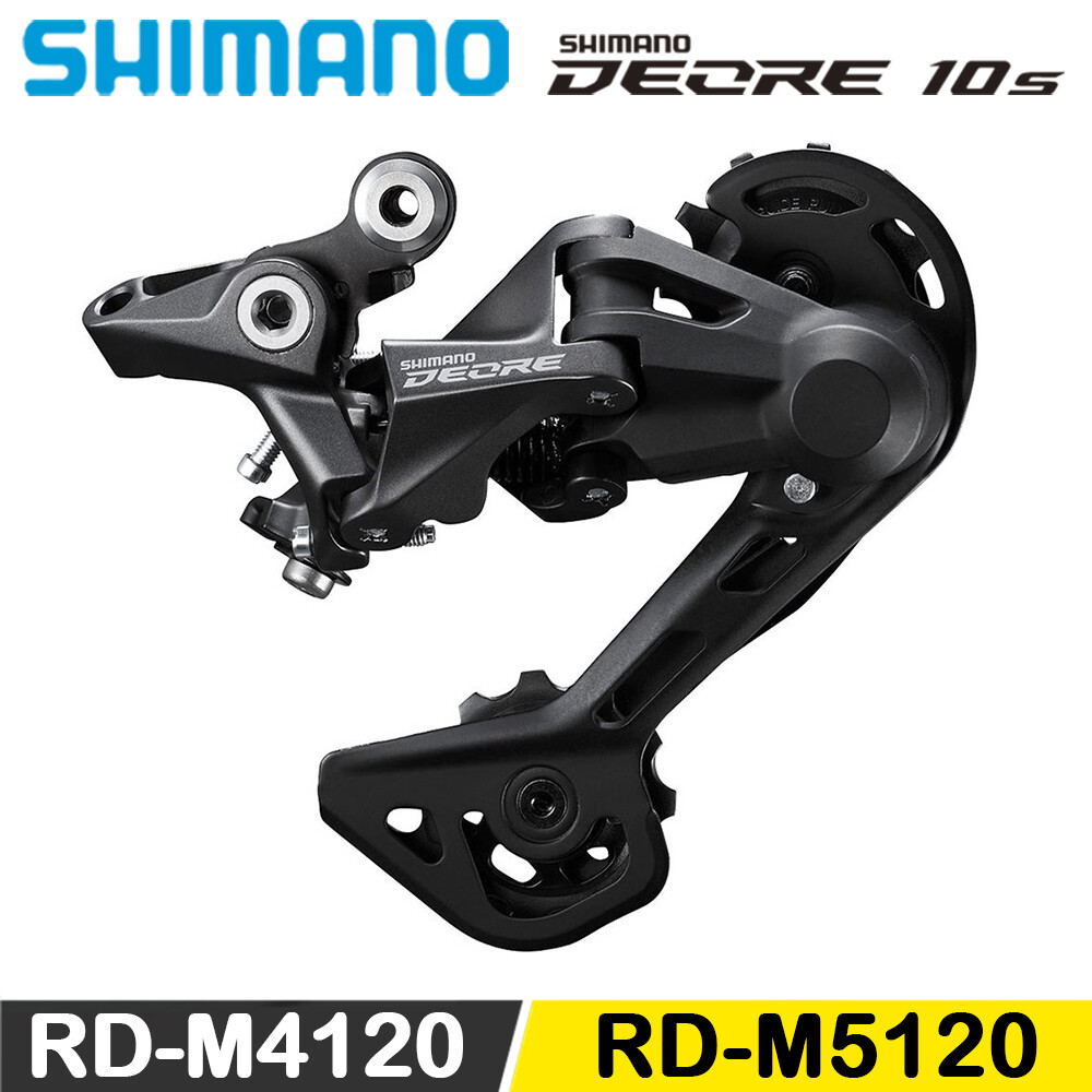 SHIMANO DEORE RD M4120 M5120 Rear Derailleur 10 11 Speed SGS LONG Cage MTB Bike