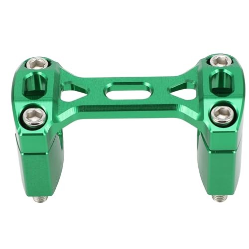 Dirt Bike Handlebar Risers 7/8» Handle Bar Clamp CNC for KLX 110 KLX110 green