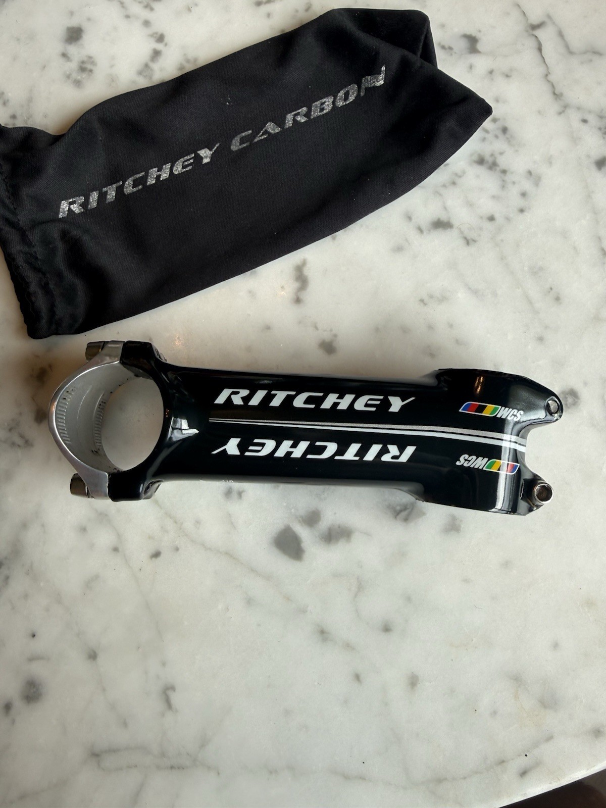 Ritchey WCS Axis 4 Aluminum Bicycle Stem, 110mm, 6° Rise/Drop, Threadless, 137g
