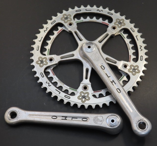 170mm x 144 bcd Campagnolo Super Record Olmo Pantograph Cranset 52/42 Italy 1982