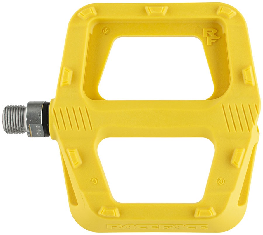 RaceFace Ride Pedals – Platform, Composite, 9/16″, Yellow