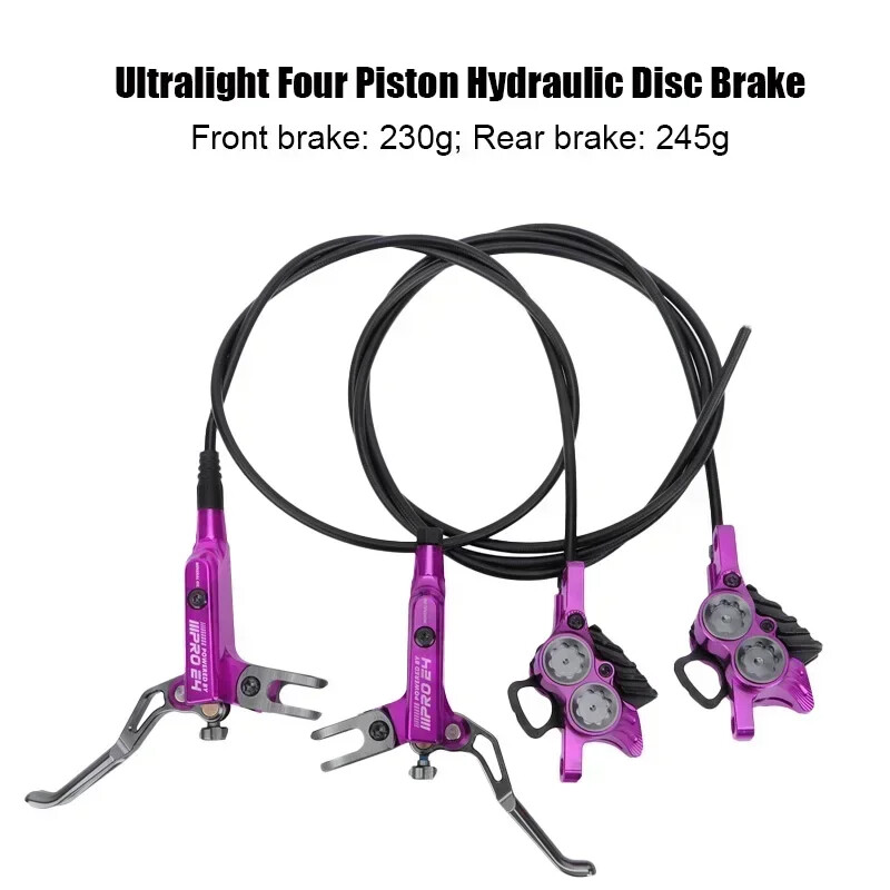 4 Piston Hydraulic Brake MTB Disc Brake 800/1550mm AM DH Hydraulic Brakes