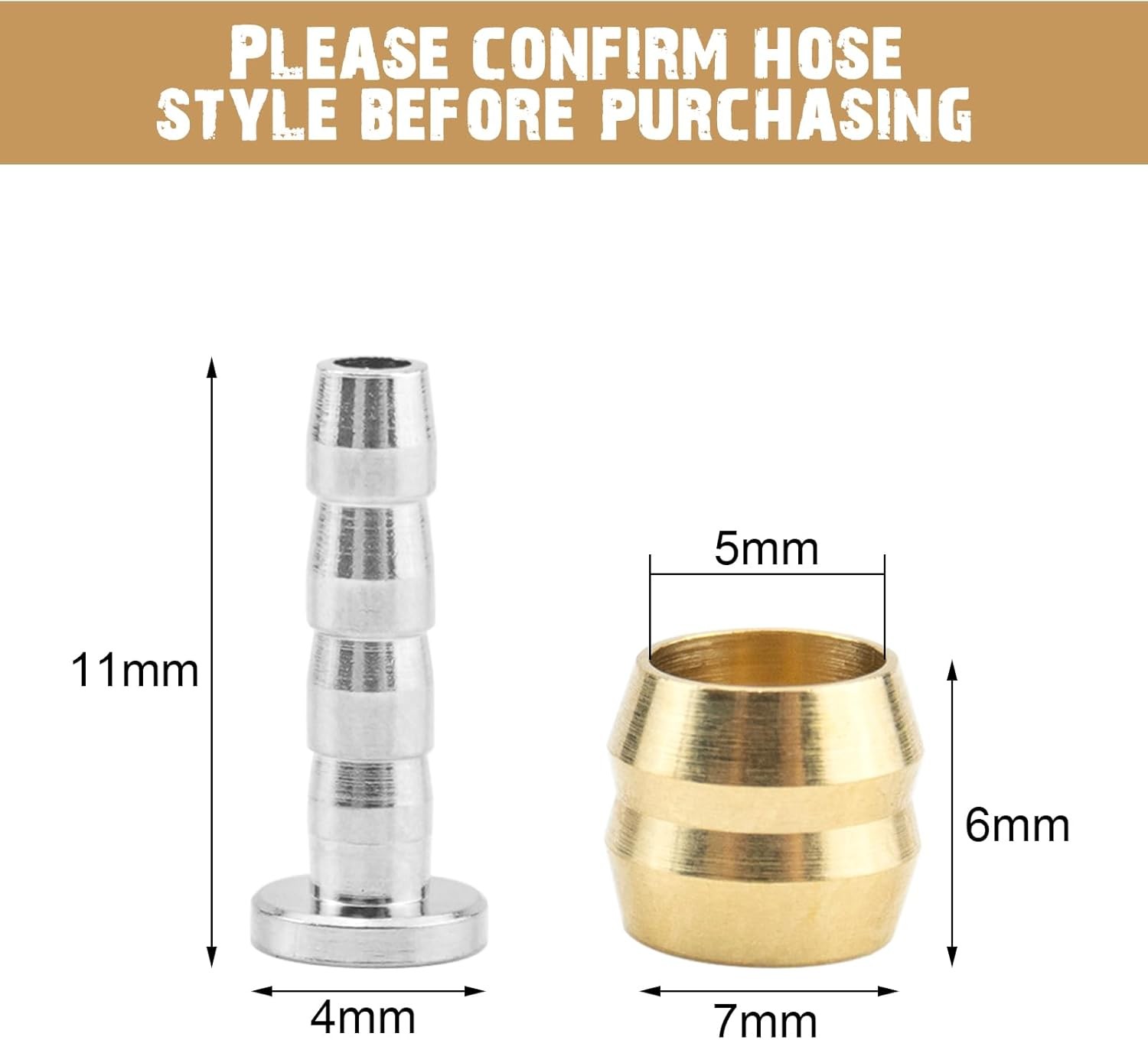 BH90 Brake Olive Barb Brass and Steel Insert Kit for Shimano Mountain Bike SALE!