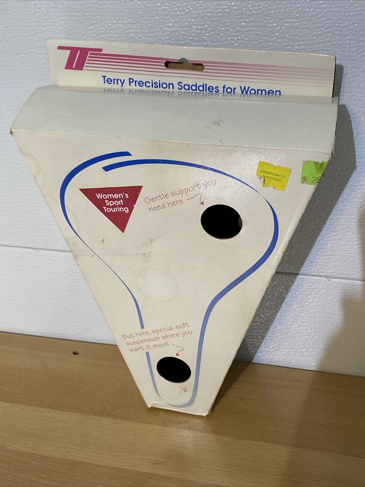 Terry Precision Women’s Sport Touring Bike Saddle Black Vintage NOS Taiwan 9.75