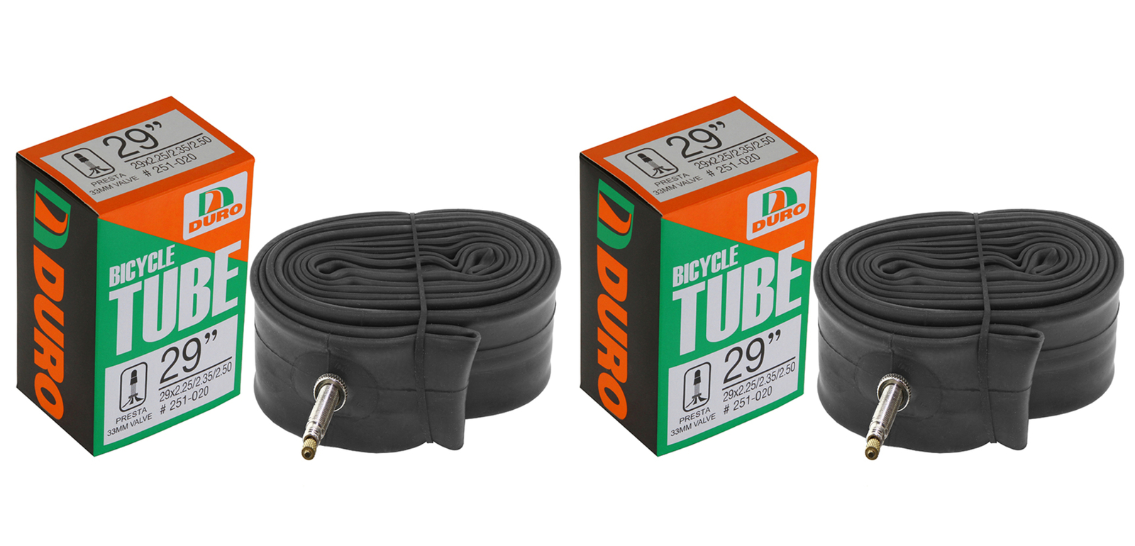 Two Bike Tire 29 x 2.25/2.35/2.50 33mm Standard Presta/Valve.