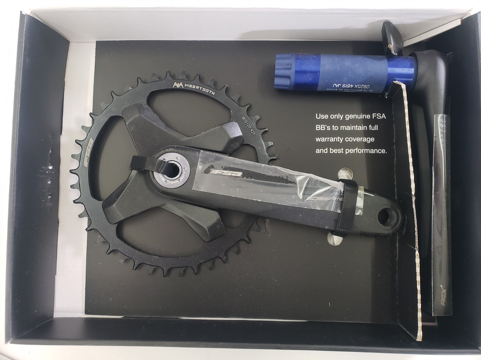 FSA Gossamer Pro AGX+ Crankset 42T 175mm NEW #336-0345065090 Free Shipping