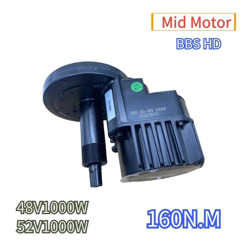 36V 48V 52V 500W 750W 1000W Mountain Electric Bike Gear Mid Motor Conversion Kit