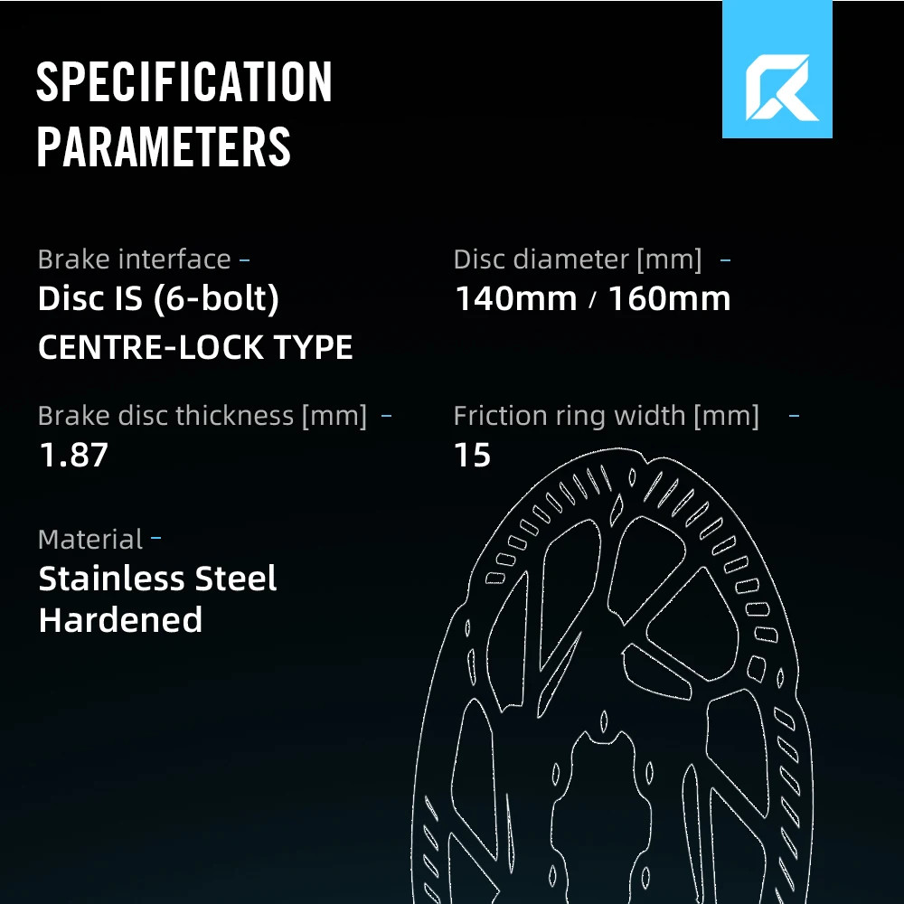 Ultralight Floating Bike Disc Rotor 140Mm 160Mm – 6 Bolt & Center Lock Stainless